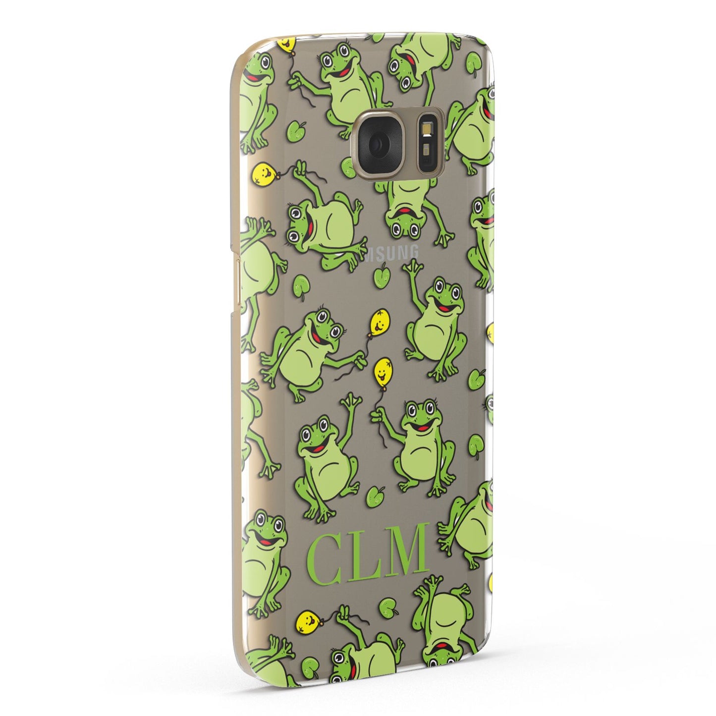 Personalised Frog Initials Samsung Galaxy Case Fourty Five Degrees