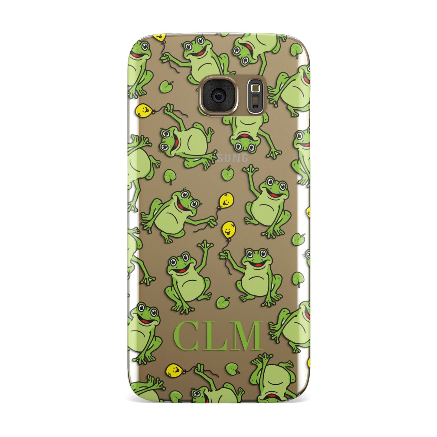 Personalised Frog Initials Samsung Galaxy Case