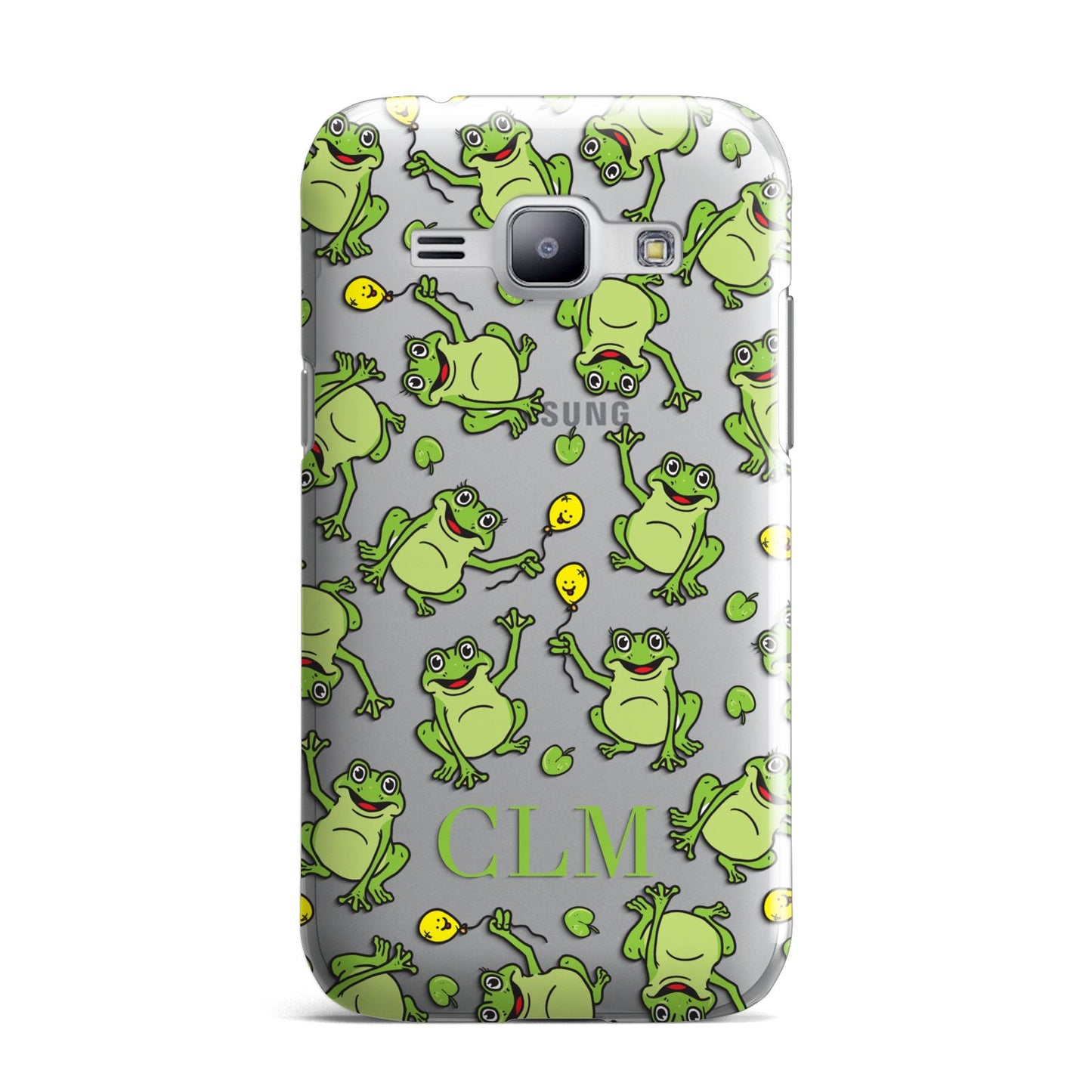 Personalised Frog Initials Samsung Galaxy J1 2015 Case