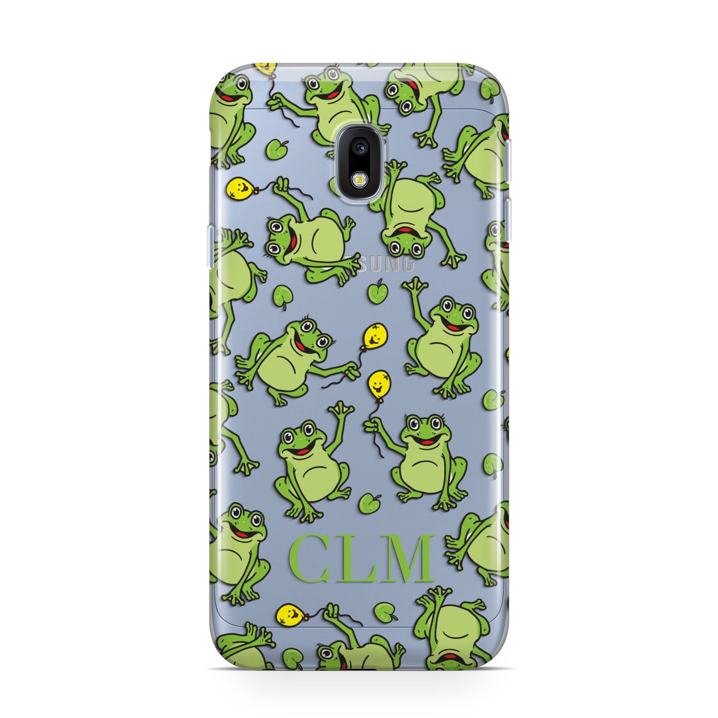 Personalised Frog Initials Samsung Galaxy J3 2017 Case