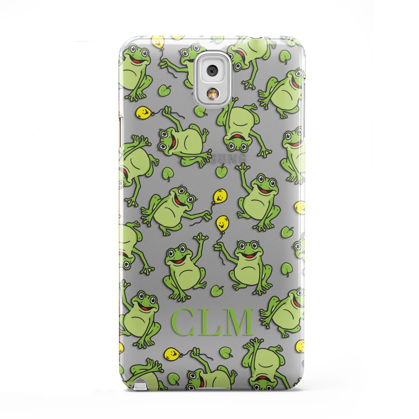 Personalised Frog Initials Samsung Galaxy Note 3 Case