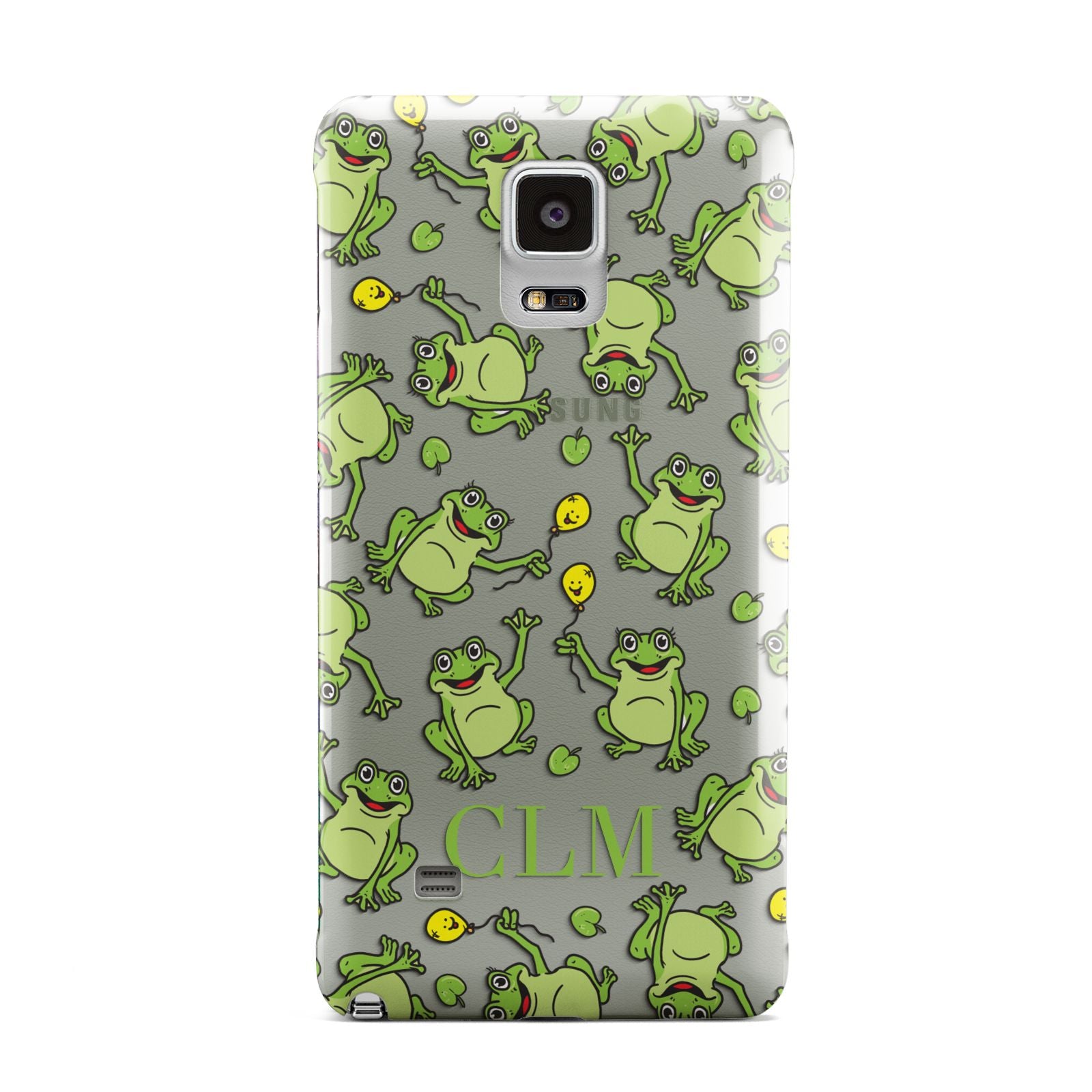 Personalised Frog Initials Samsung Galaxy Note 4 Case