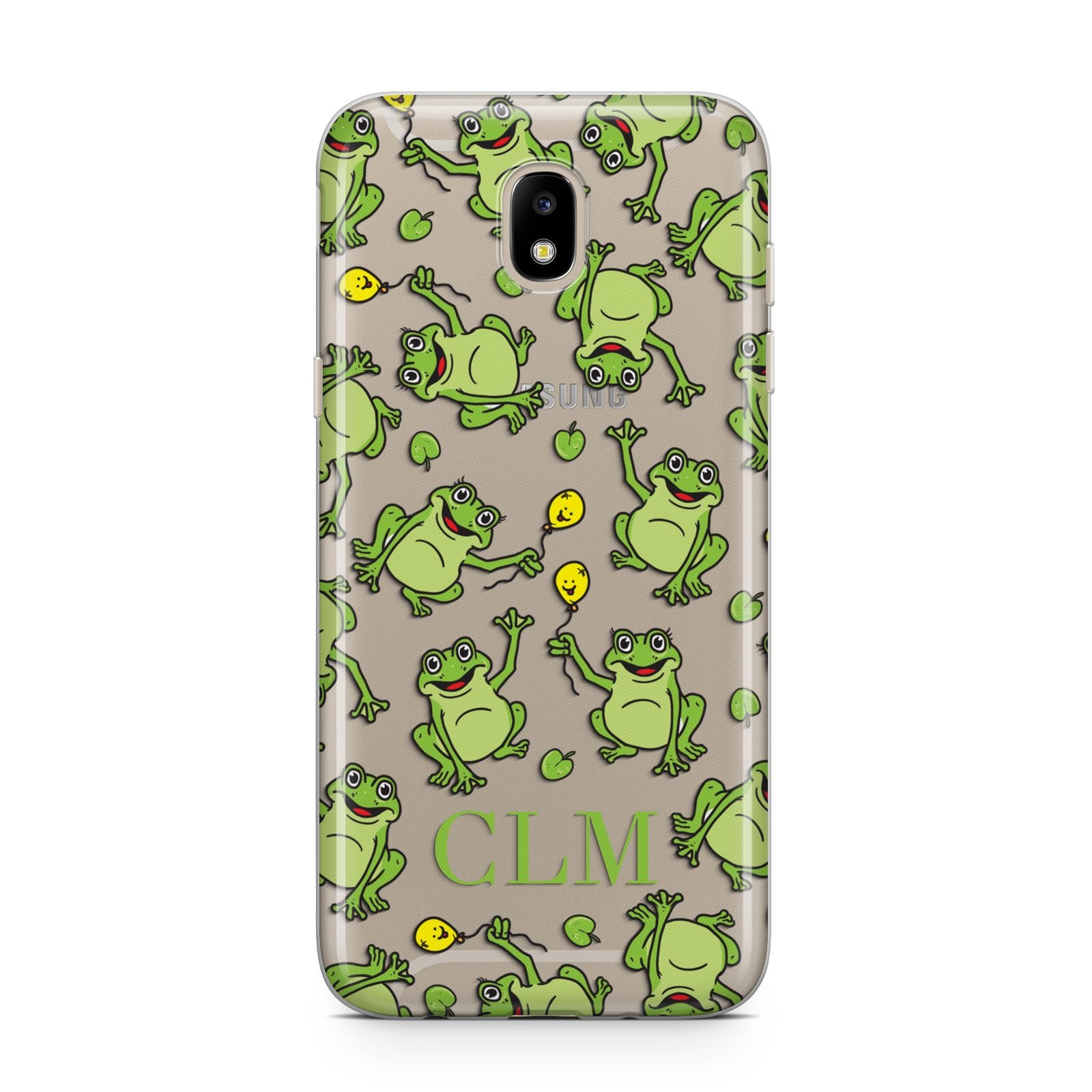 Personalised Frog Initials Samsung J5 2017 Case