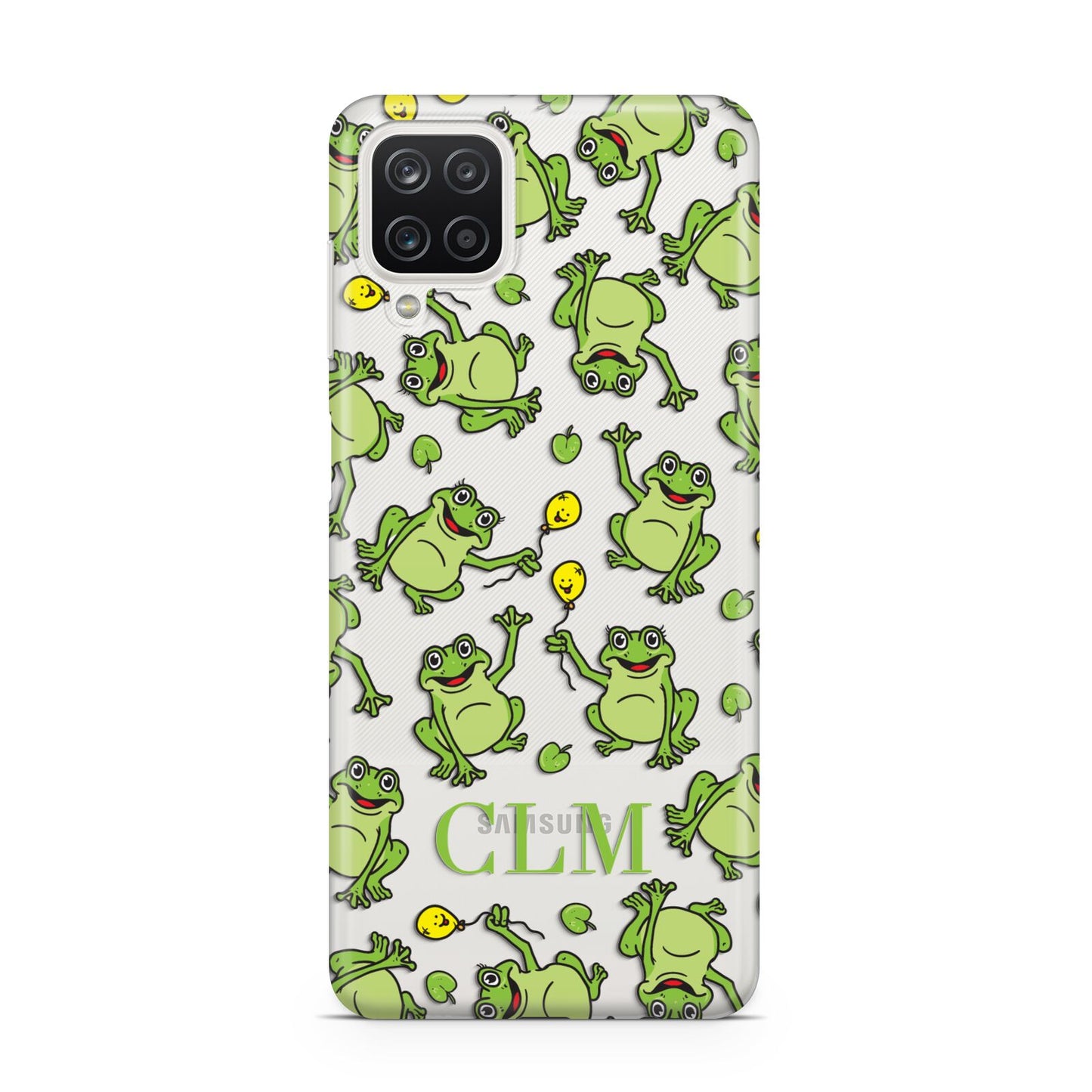 Personalised Frog Initials Samsung M12 Case