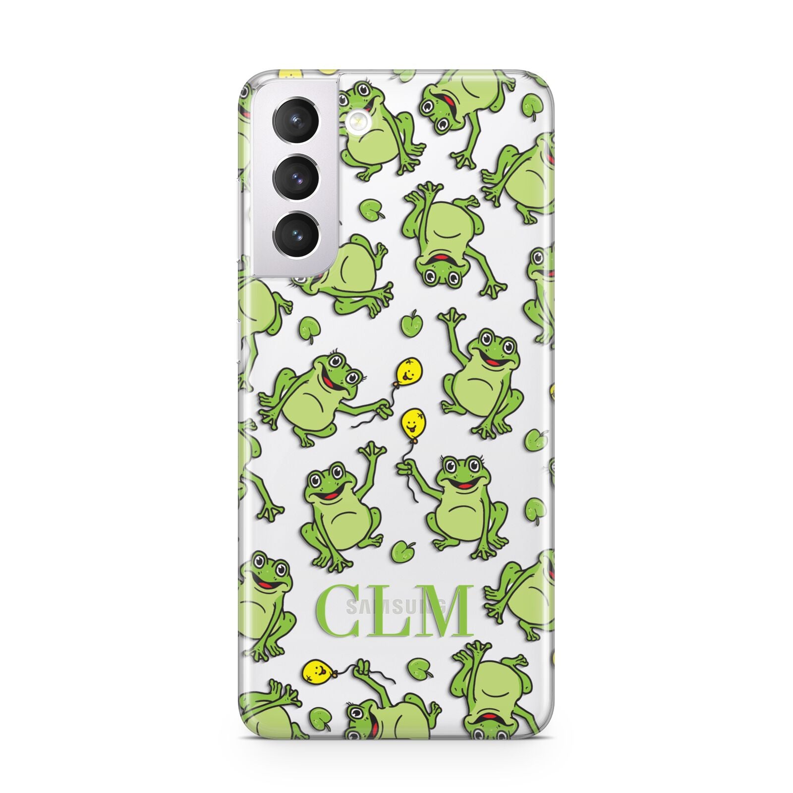 Personalised Frog Initials Samsung S21 Case