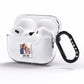 Personalised From Dad Photo AirPods Pro Clear Case Side Image