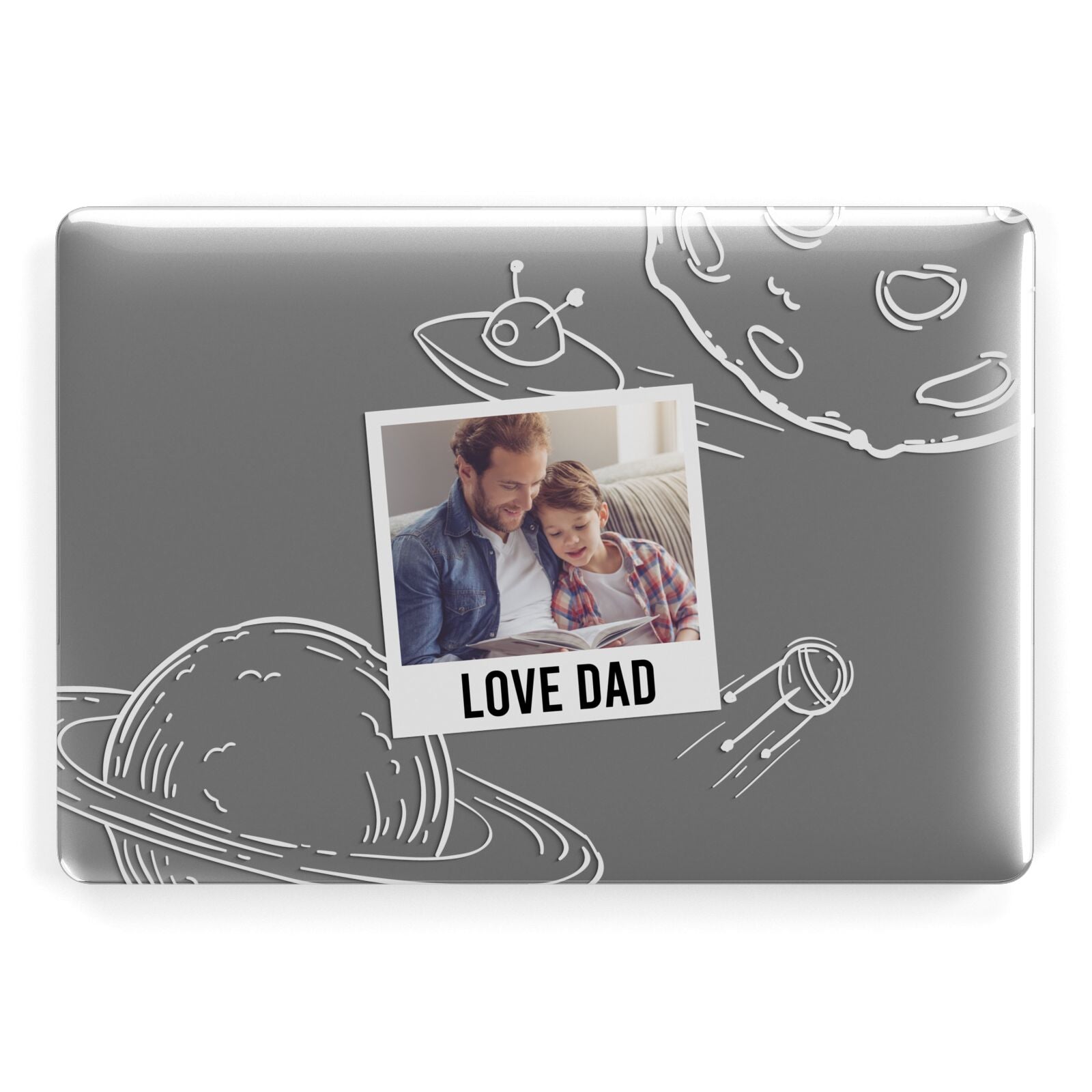 Personalised From Dad Photo Apple MacBook Case