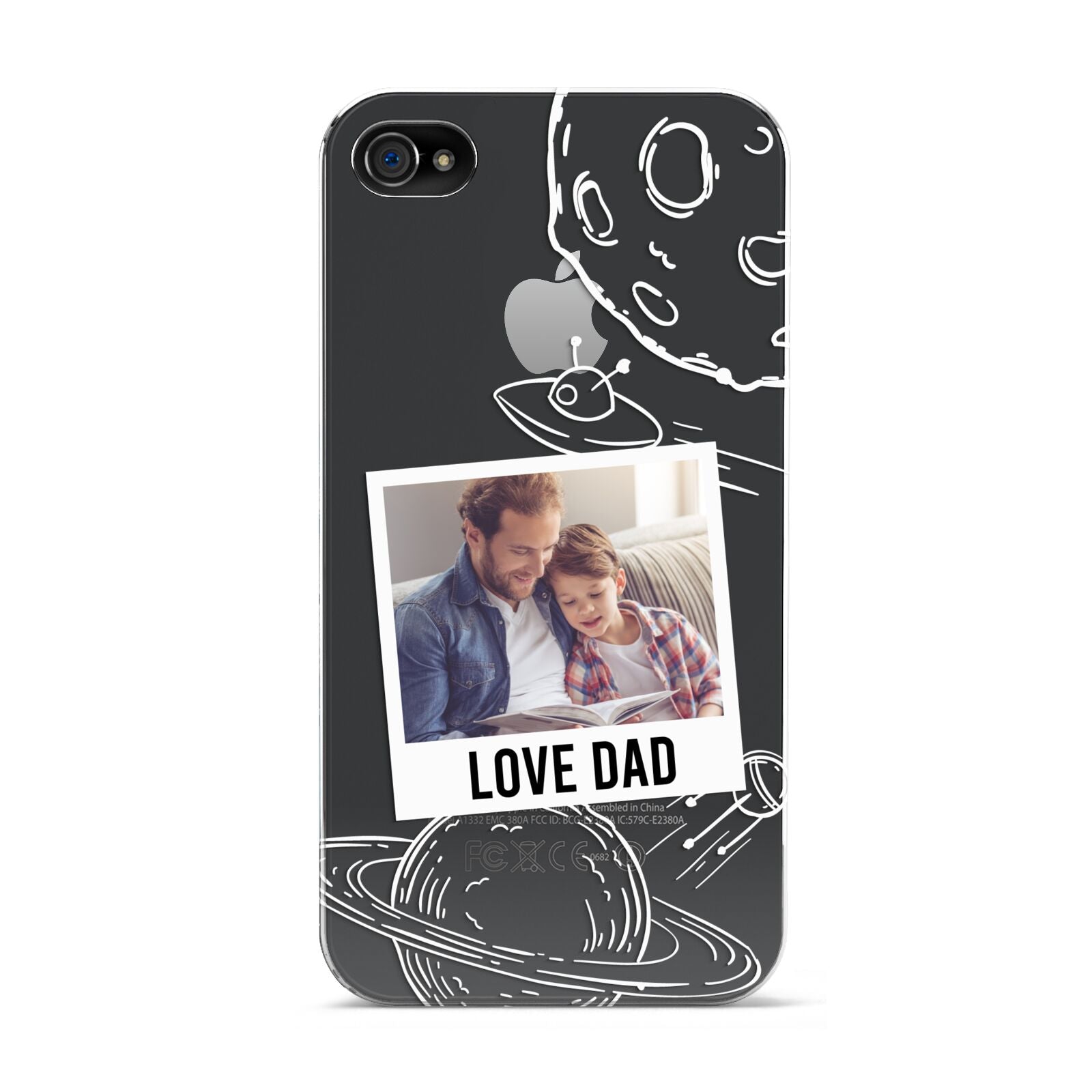 Personalised From Dad Photo Apple iPhone 4s Case