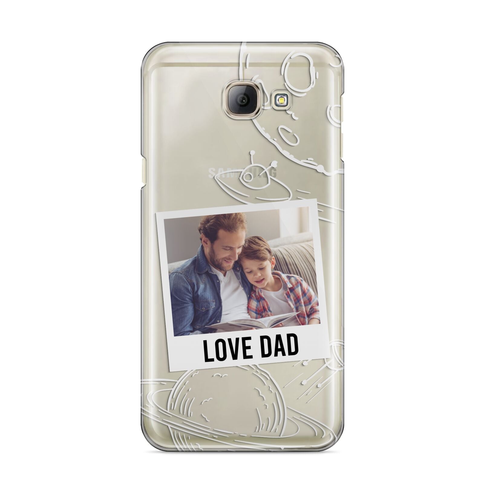 Personalised From Dad Photo Samsung Galaxy A8 2016 Case