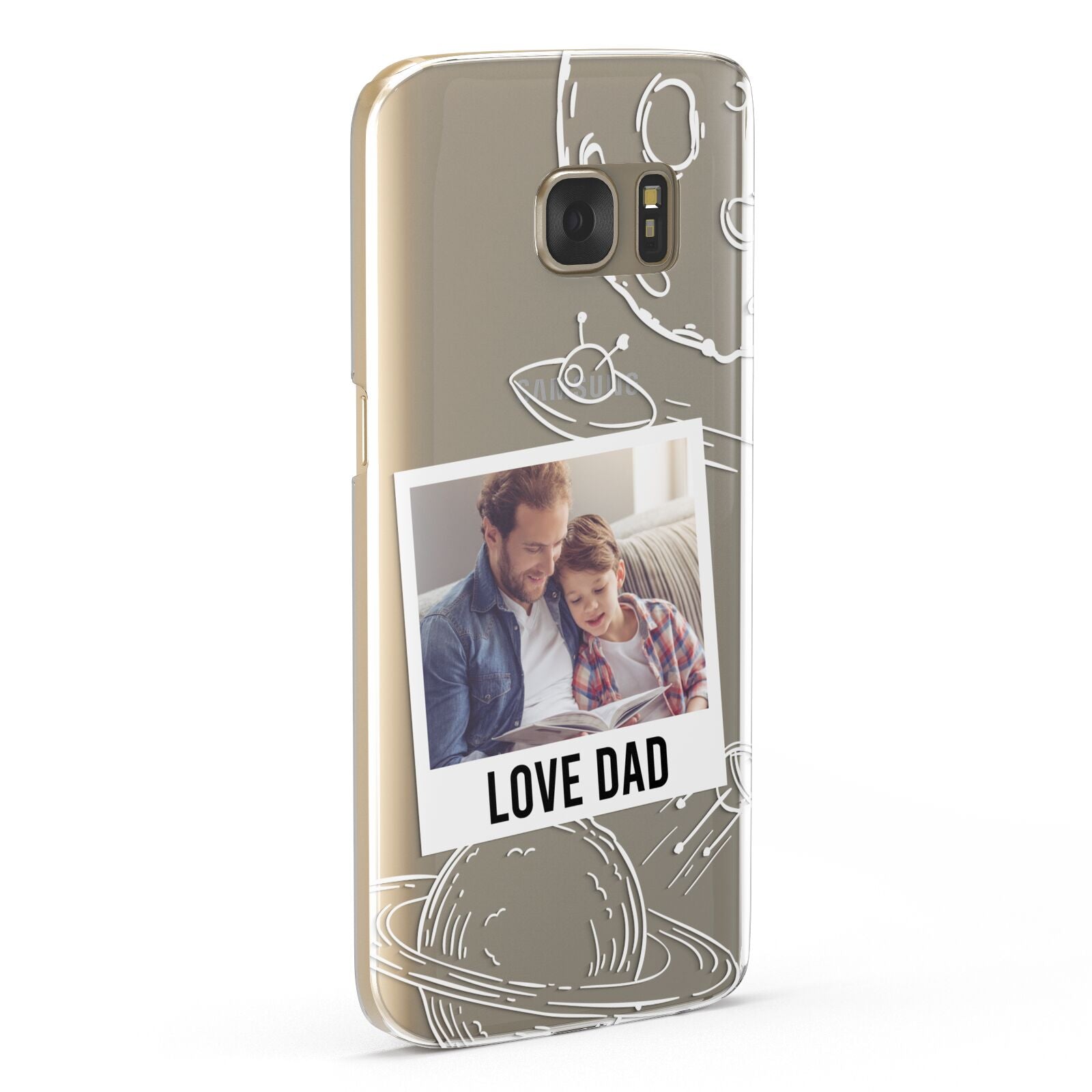 Personalised From Dad Photo Samsung Galaxy Case Fourty Five Degrees