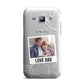 Personalised From Dad Photo Samsung Galaxy J1 2015 Case