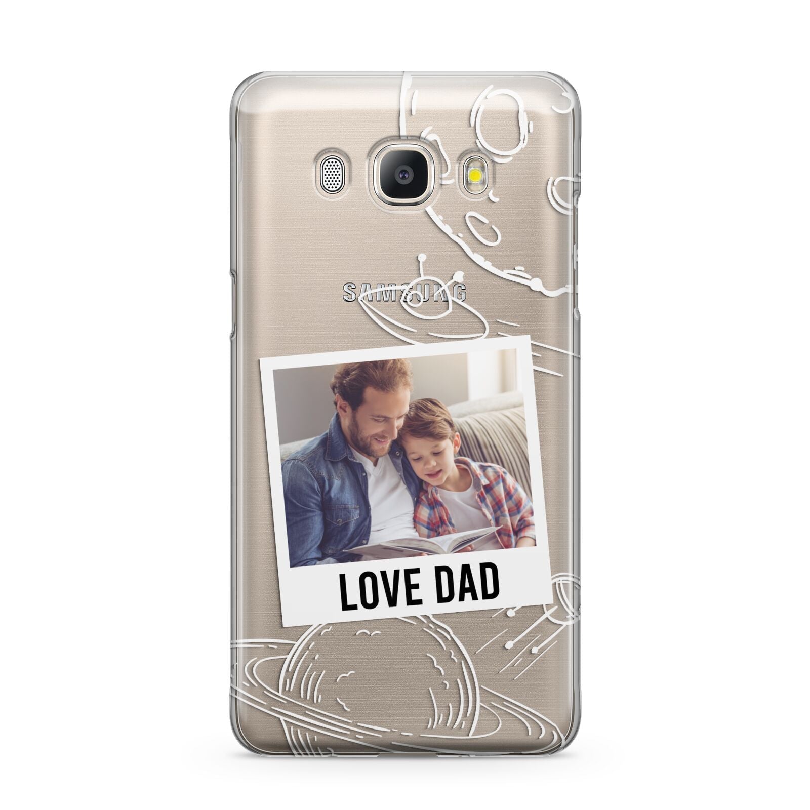 Personalised From Dad Photo Samsung Galaxy J5 2016 Case