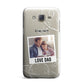 Personalised From Dad Photo Samsung Galaxy J7 Case