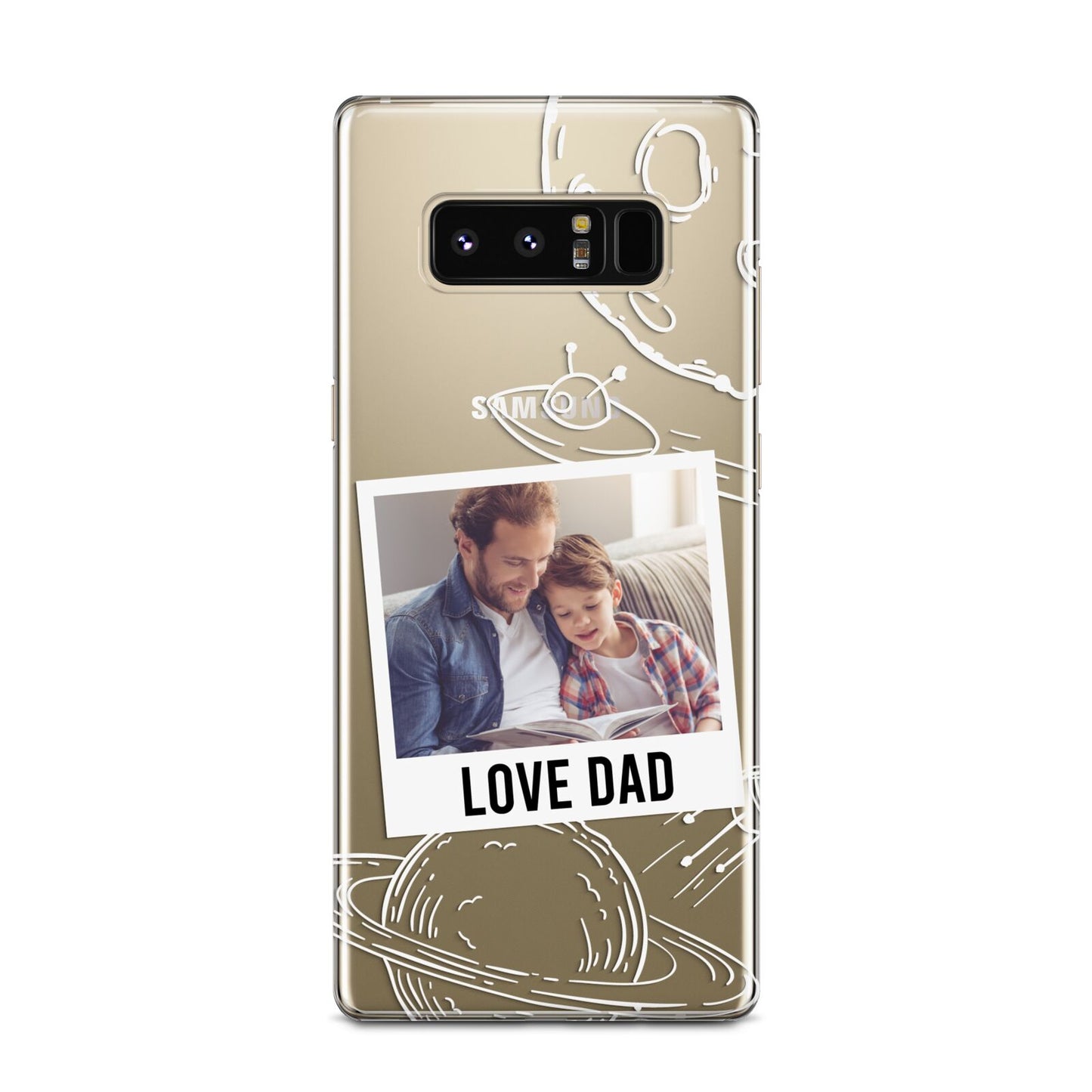 Personalised From Dad Photo Samsung Galaxy Note 8 Case