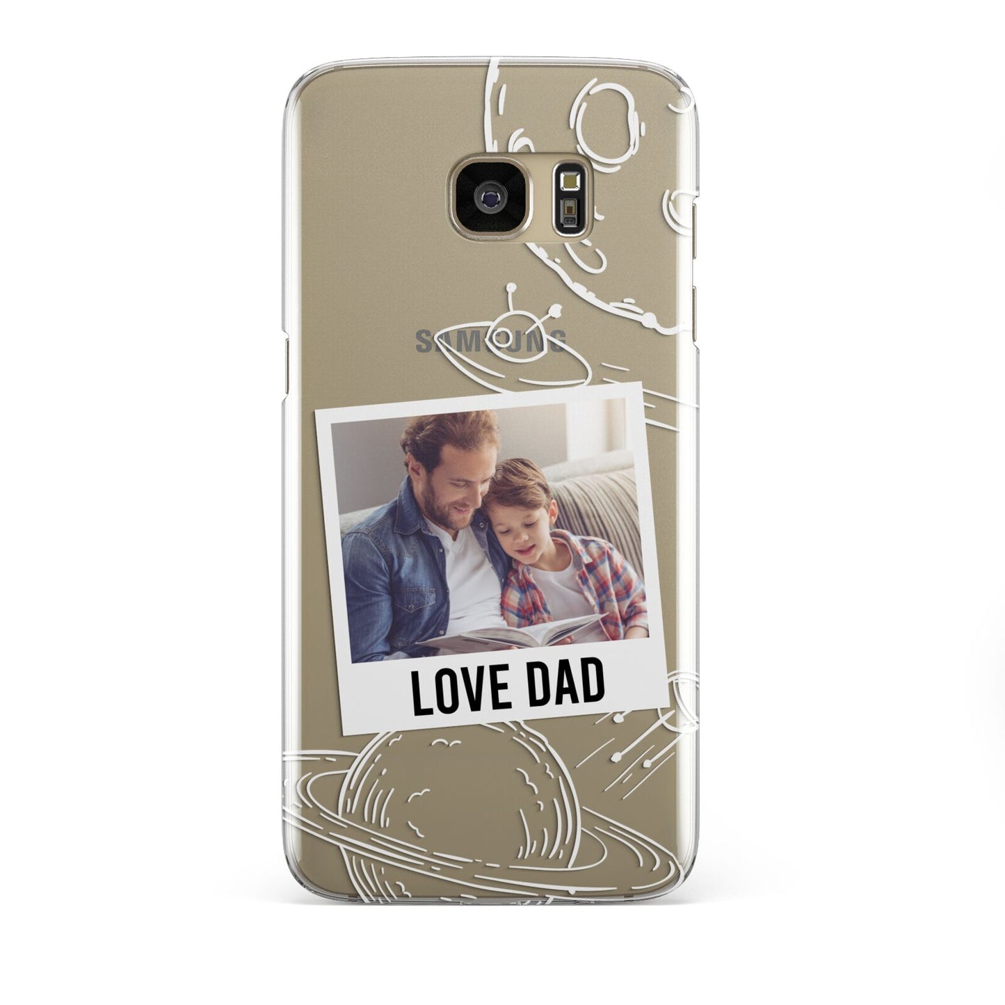 Personalised From Dad Photo Samsung Galaxy S7 Edge Case