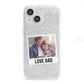 Personalised From Dad Photo iPhone 13 Mini Clear Bumper Case