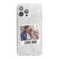 Personalised From Dad Photo iPhone 13 Pro Max Clear Bumper Case