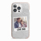 Personalised From Dad Photo iPhone 13 Pro TPU Impact Case with Pink Edges