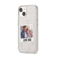 Personalised From Dad Photo iPhone 14 Clear Tough Case Starlight Angled Image
