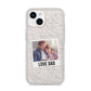 Personalised From Dad Photo iPhone 14 Glitter Tough Case Starlight