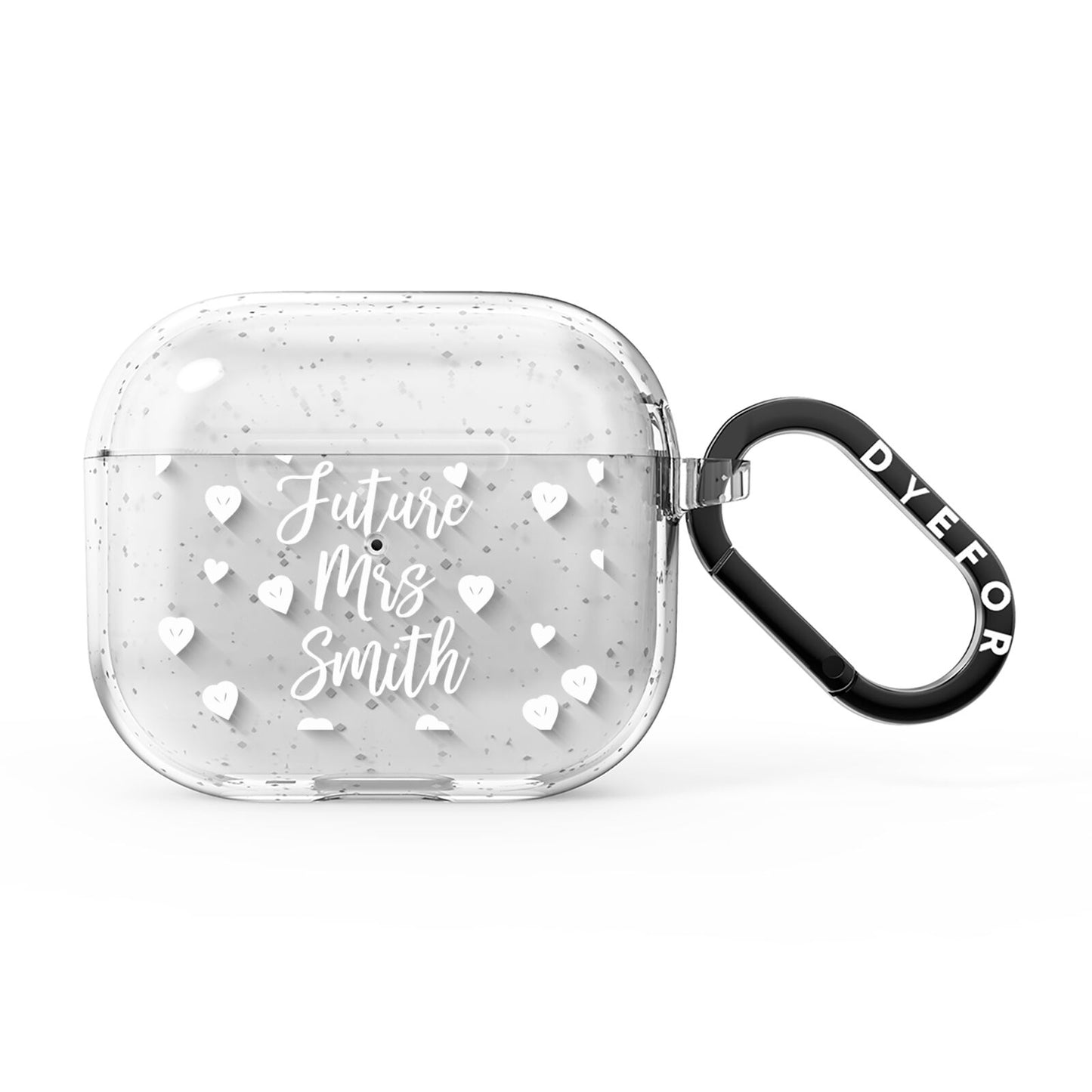 Personalised Future Mrs AirPods Glitter Case 3rd Gen
