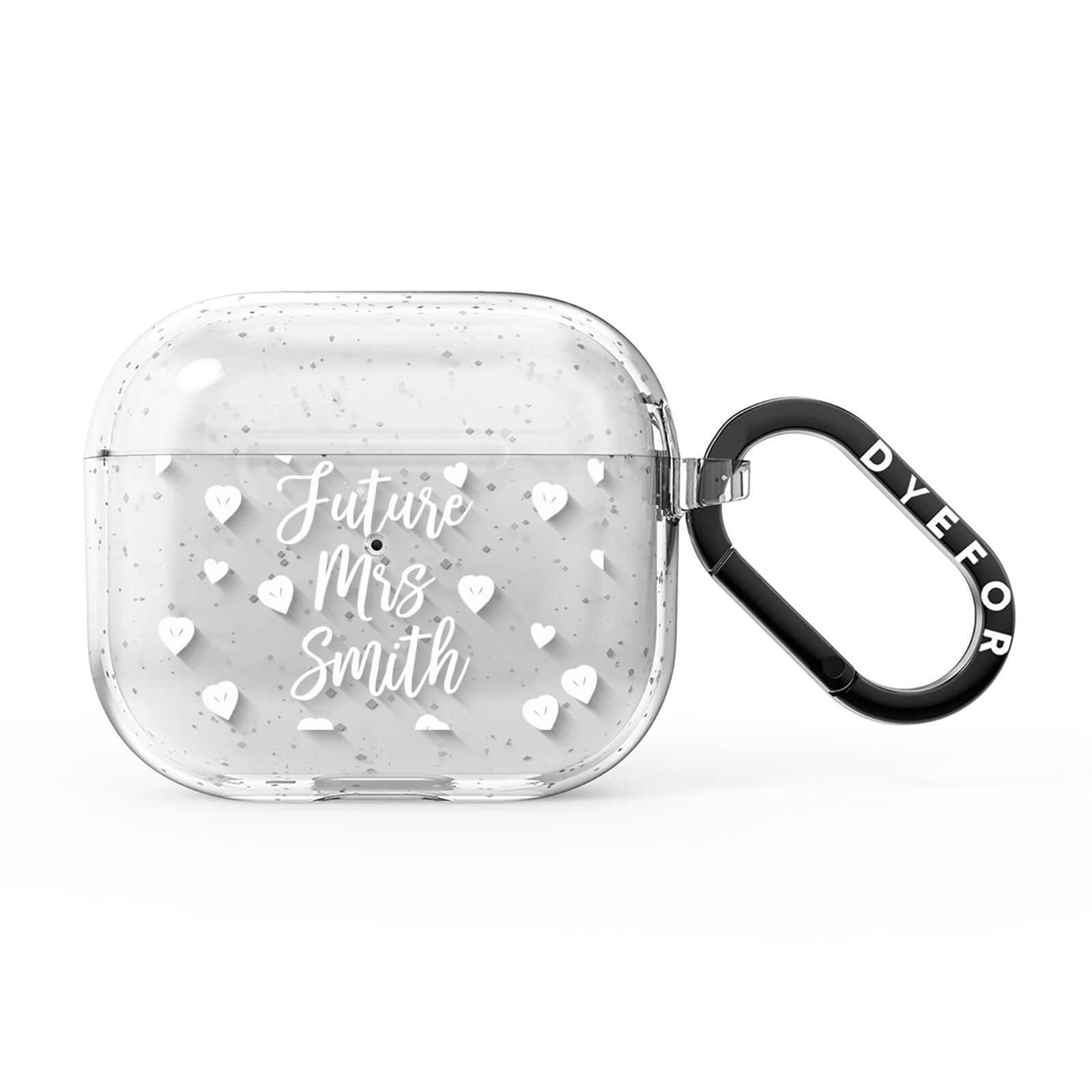 Personalised Future Mrs AirPods Glitter Case 3rd Gen