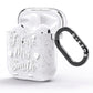 Personalised Future Mrs AirPods Glitter Case Side Image