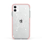 Personalised Future Mrs Apple iPhone 11 in White with Pink Impact Case