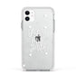 Personalised Future Mrs Apple iPhone 11 in White with White Impact Case