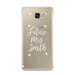 Personalised Future Mrs Samsung Galaxy A9 2016 Case on gold phone