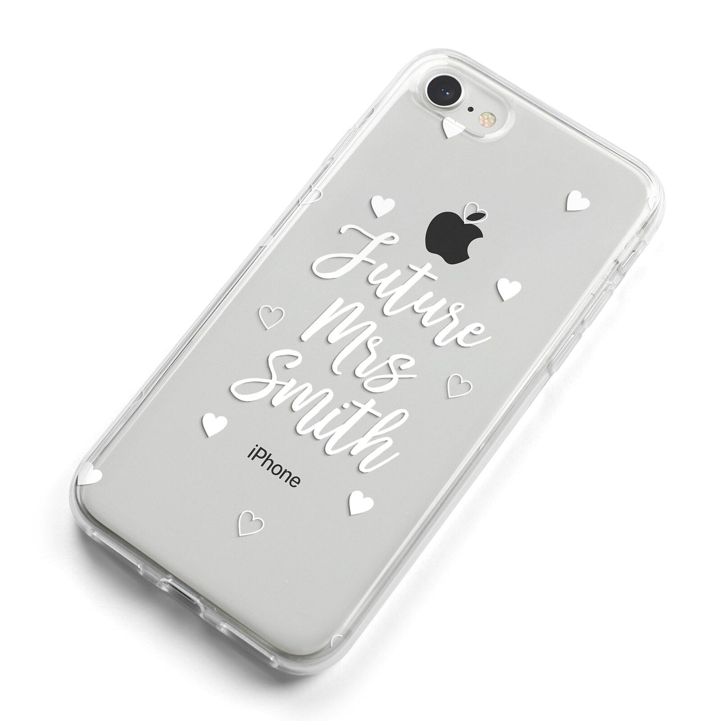 Personalised Future Mrs iPhone 8 Bumper Case on Silver iPhone Alternative Image