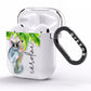 Personalised Galago AirPods Clear Case Side Image