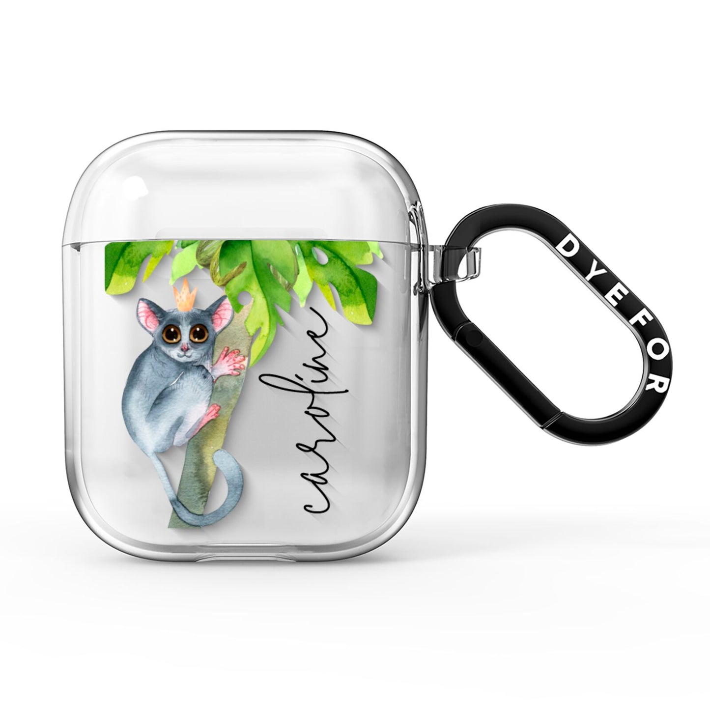 Personalised Galago AirPods Clear Case