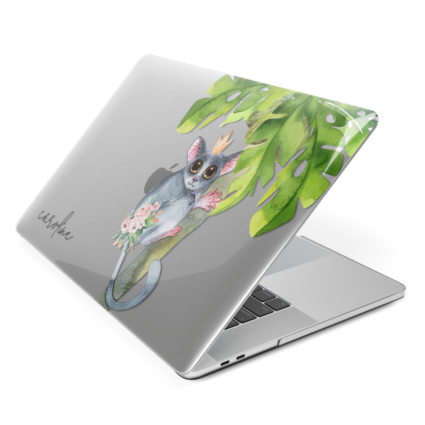 Personalised Galago Apple MacBook Case Side View