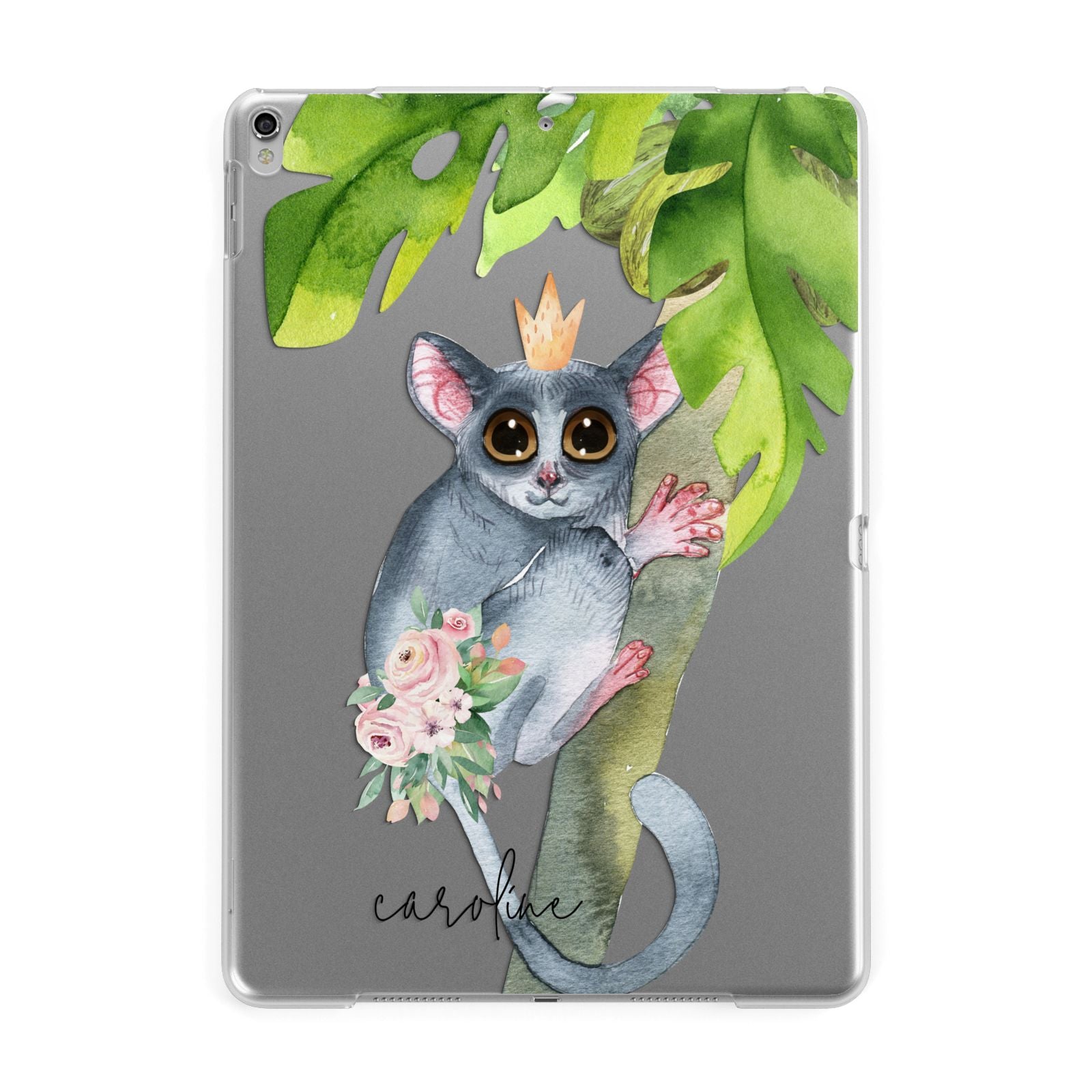 Personalised Galago Apple iPad Silver Case