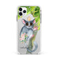 Personalised Galago Apple iPhone 11 Pro Max in Silver with White Impact Case