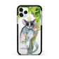 Personalised Galago Apple iPhone 11 Pro in Silver with Black Impact Case