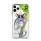 Personalised Galago Apple iPhone 11 Pro in Silver with White Impact Case