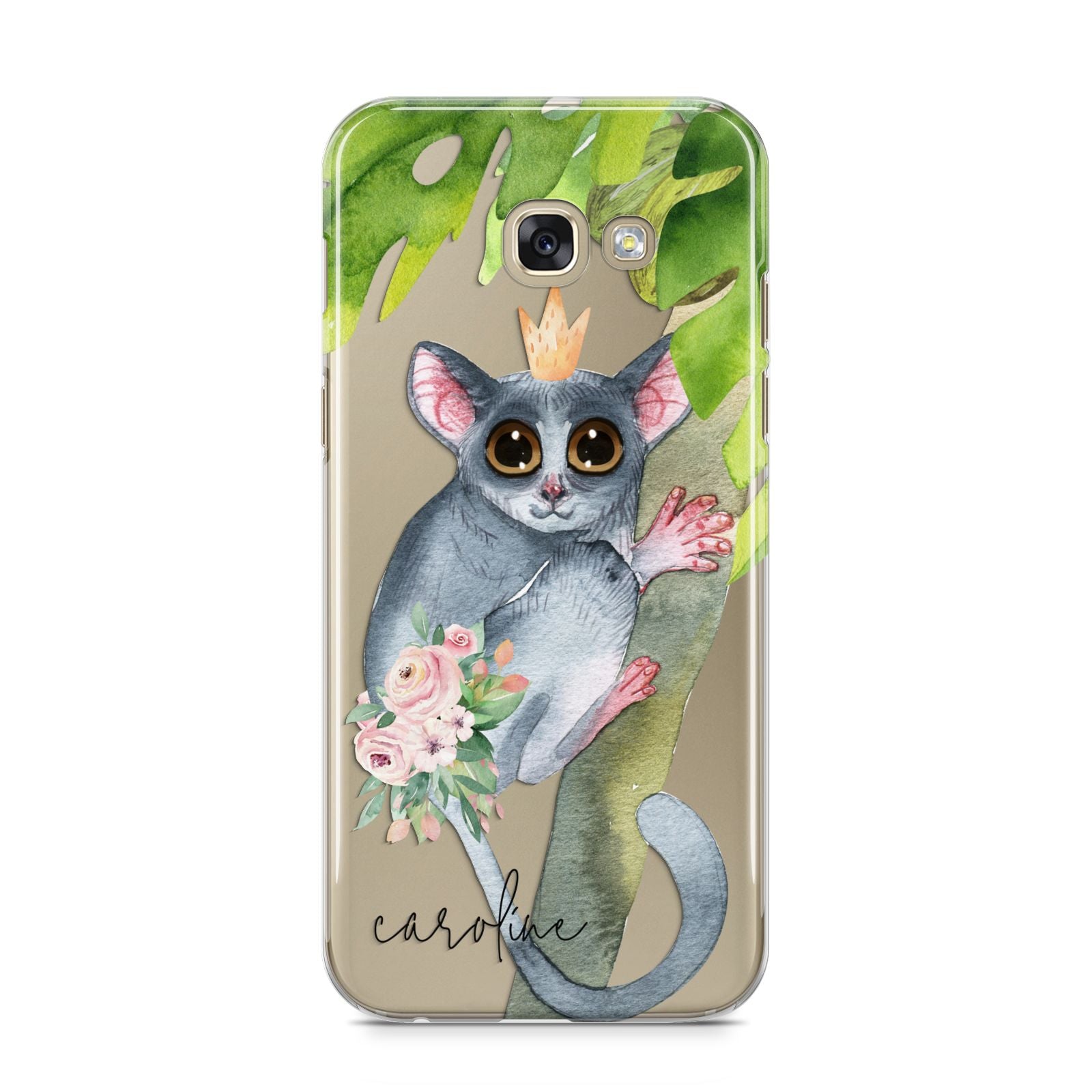 Personalised Galago Samsung Galaxy A5 2017 Case on gold phone