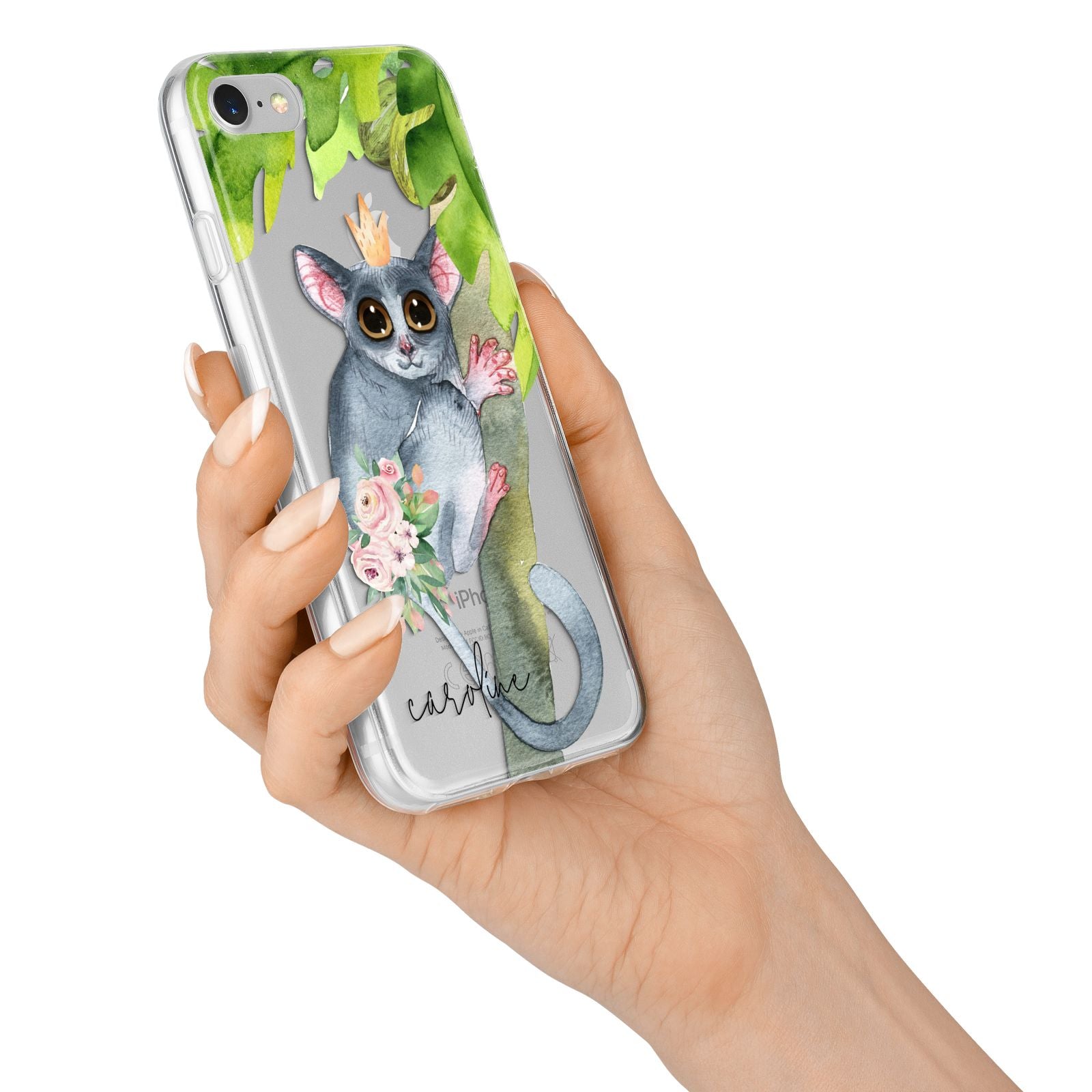 Personalised Galago iPhone 7 Bumper Case on Silver iPhone Alternative Image