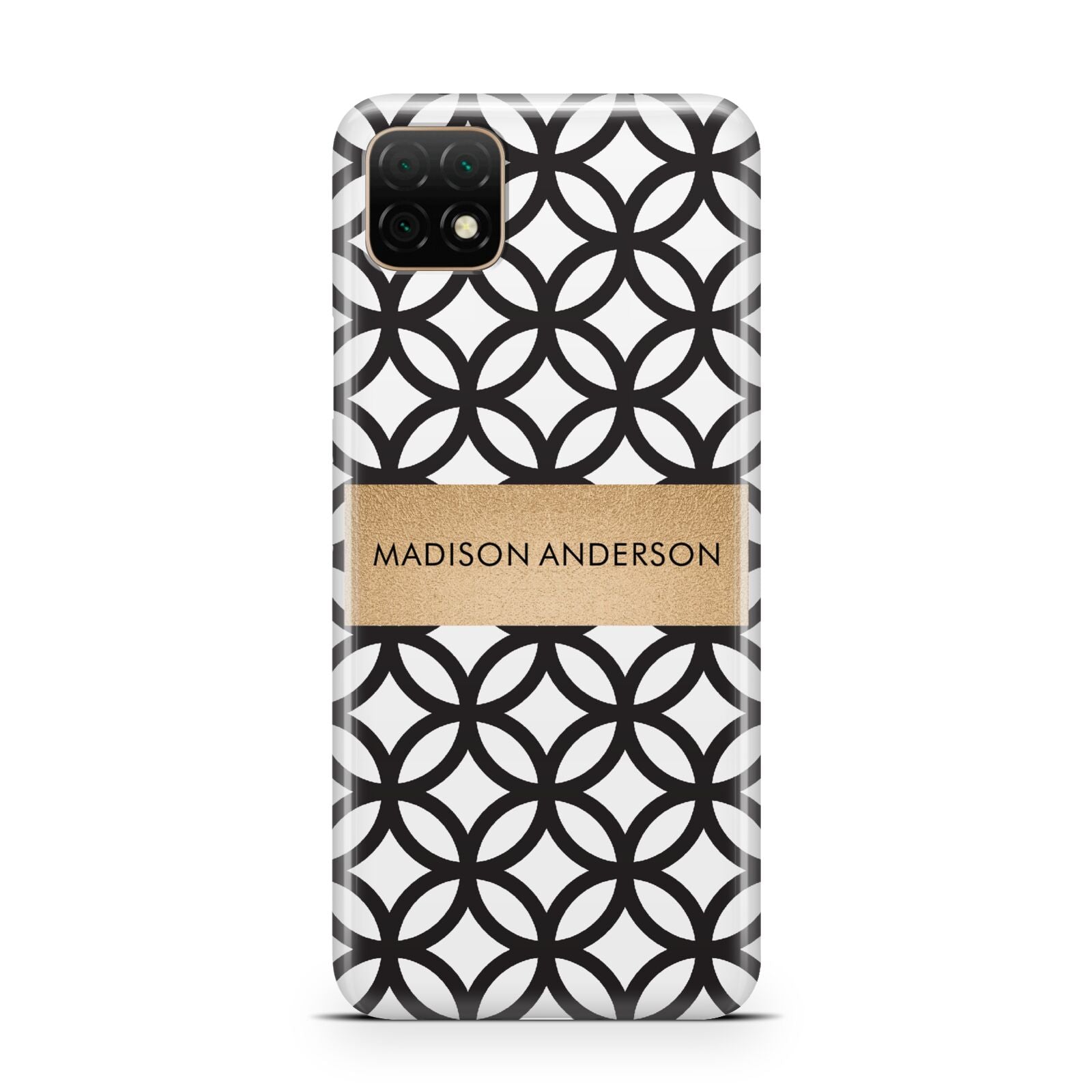 Personalised Geometric Name Or Initials Custom Huawei Enjoy 20 Phone Case