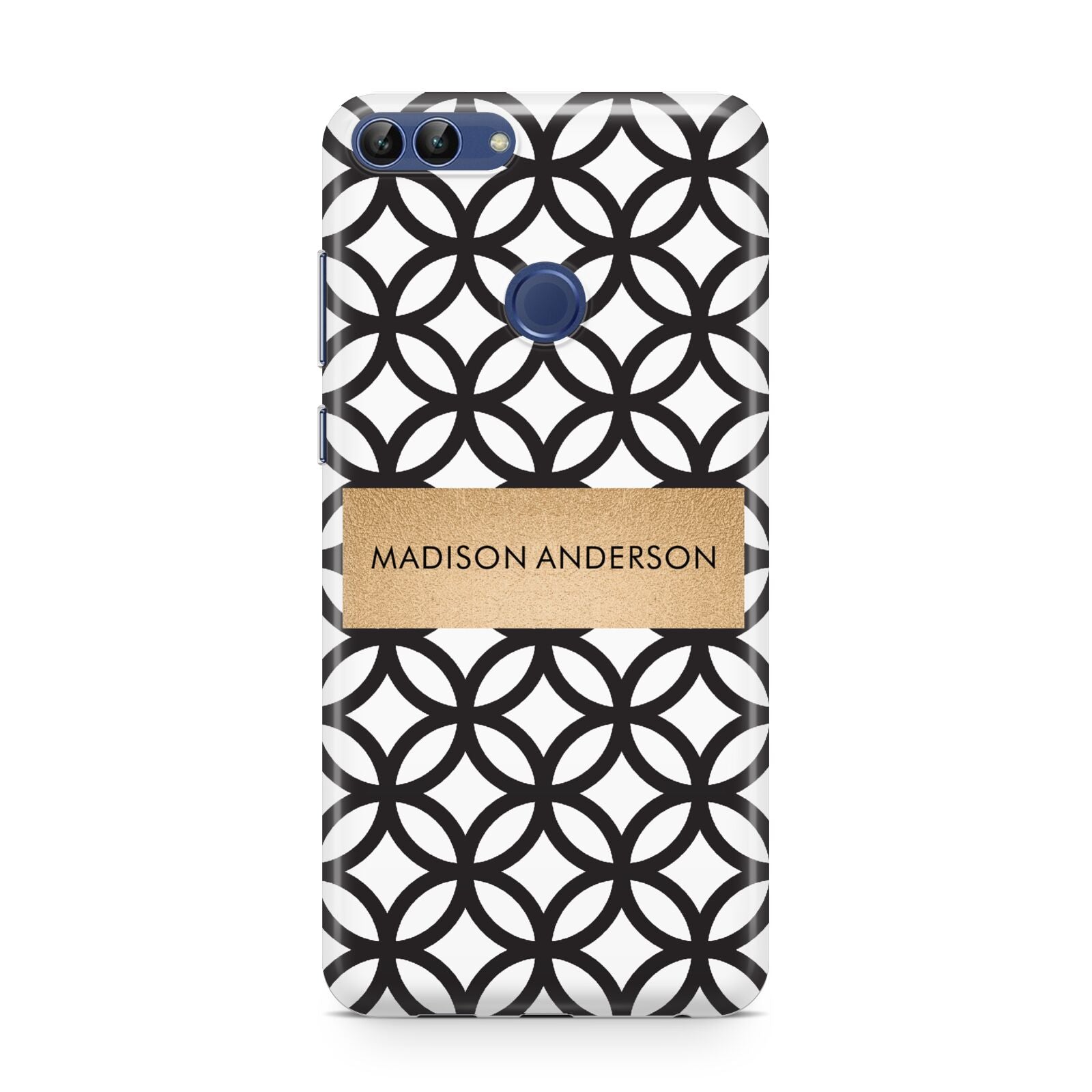 Personalised Geometric Name Or Initials Custom Huawei P Smart Case