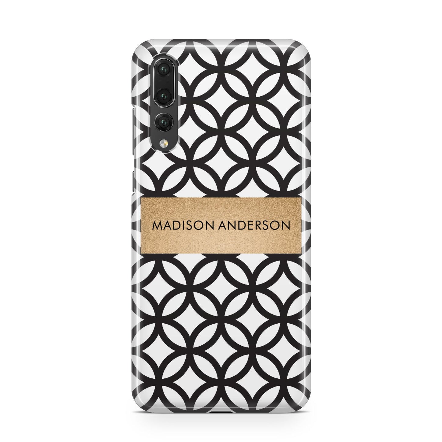 Personalised Geometric Name Or Initials Custom Huawei P20 Pro Phone Case