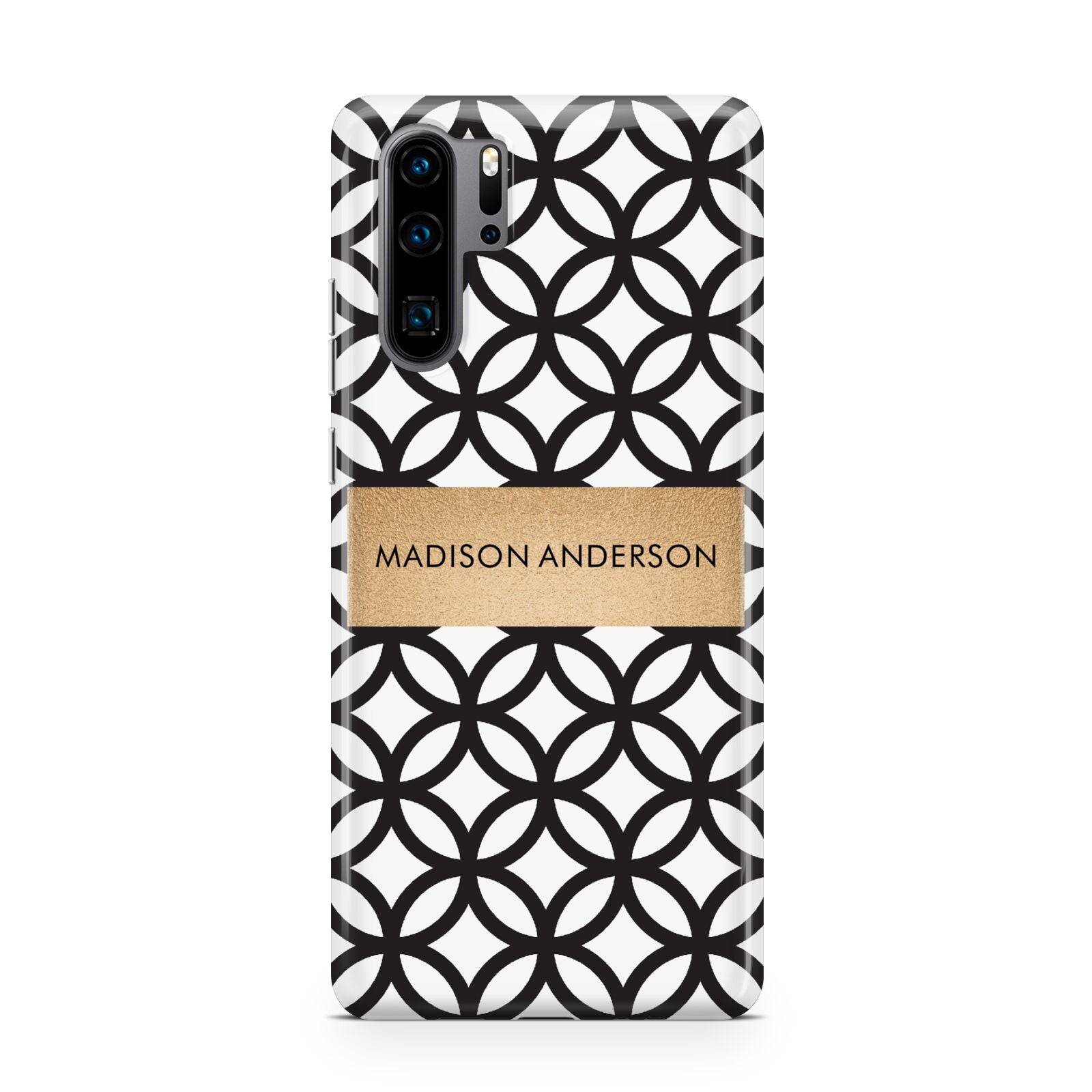 Personalised Geometric Name Or Initials Custom Huawei P30 Pro Phone Case