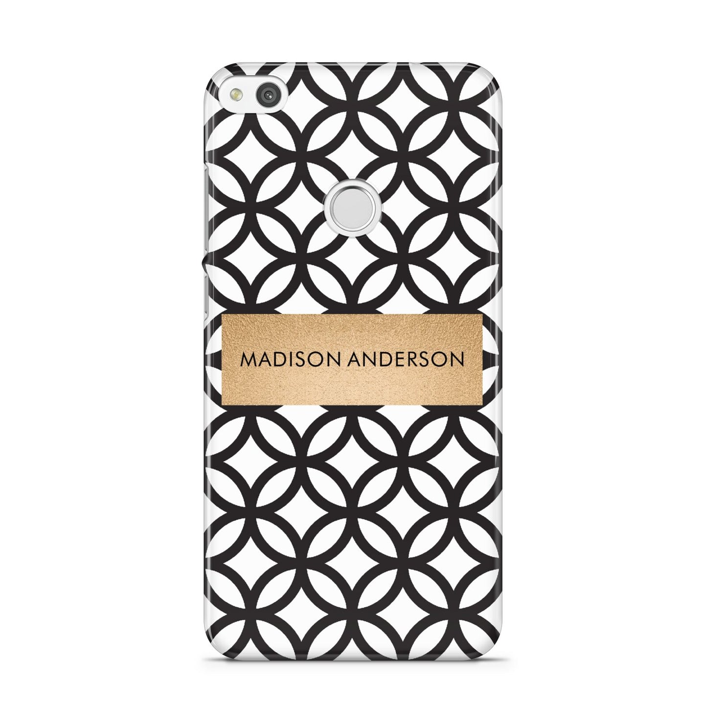 Personalised Geometric Name Or Initials Custom Huawei P8 Lite Case