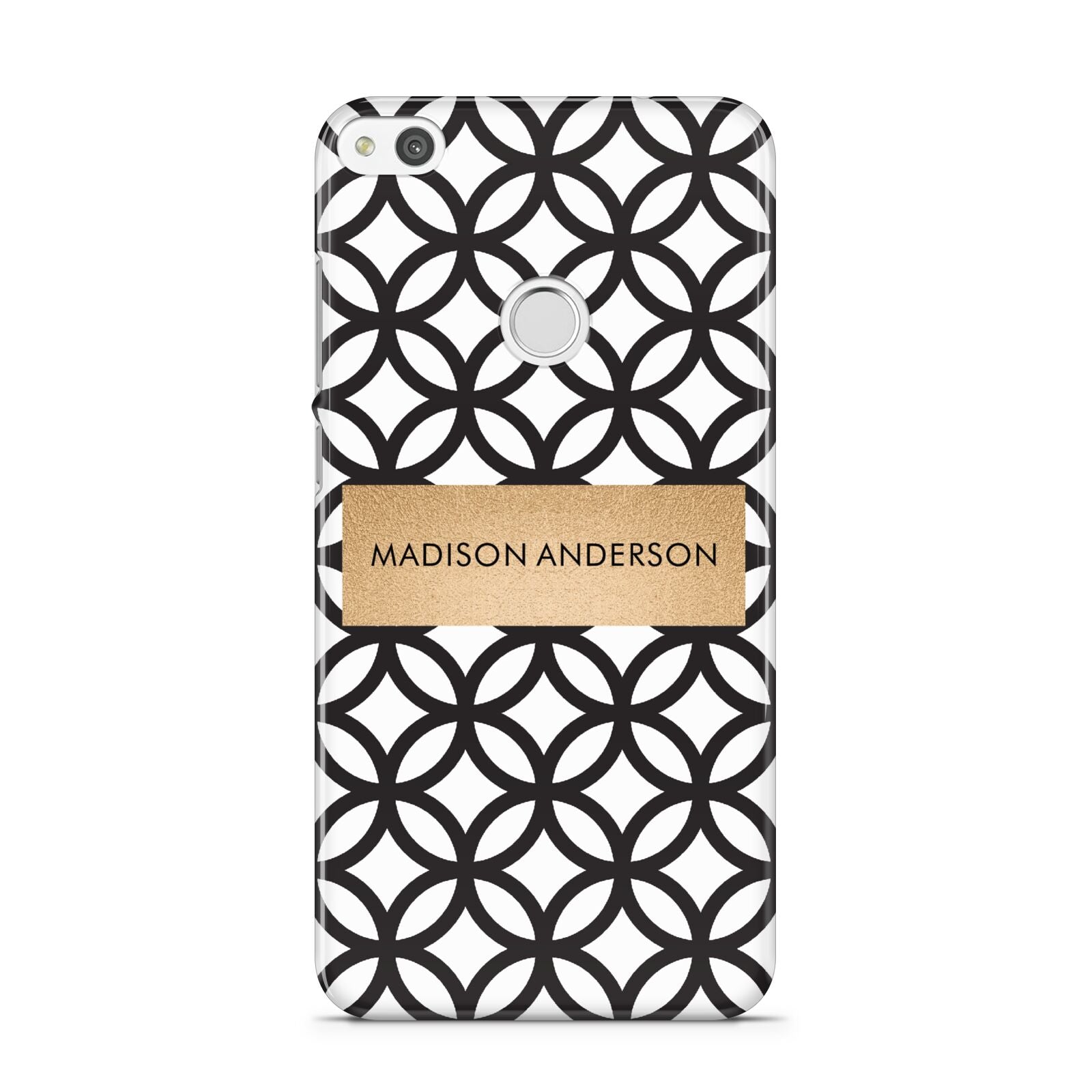 Personalised Geometric Name Or Initials Custom Huawei P8 Lite Case