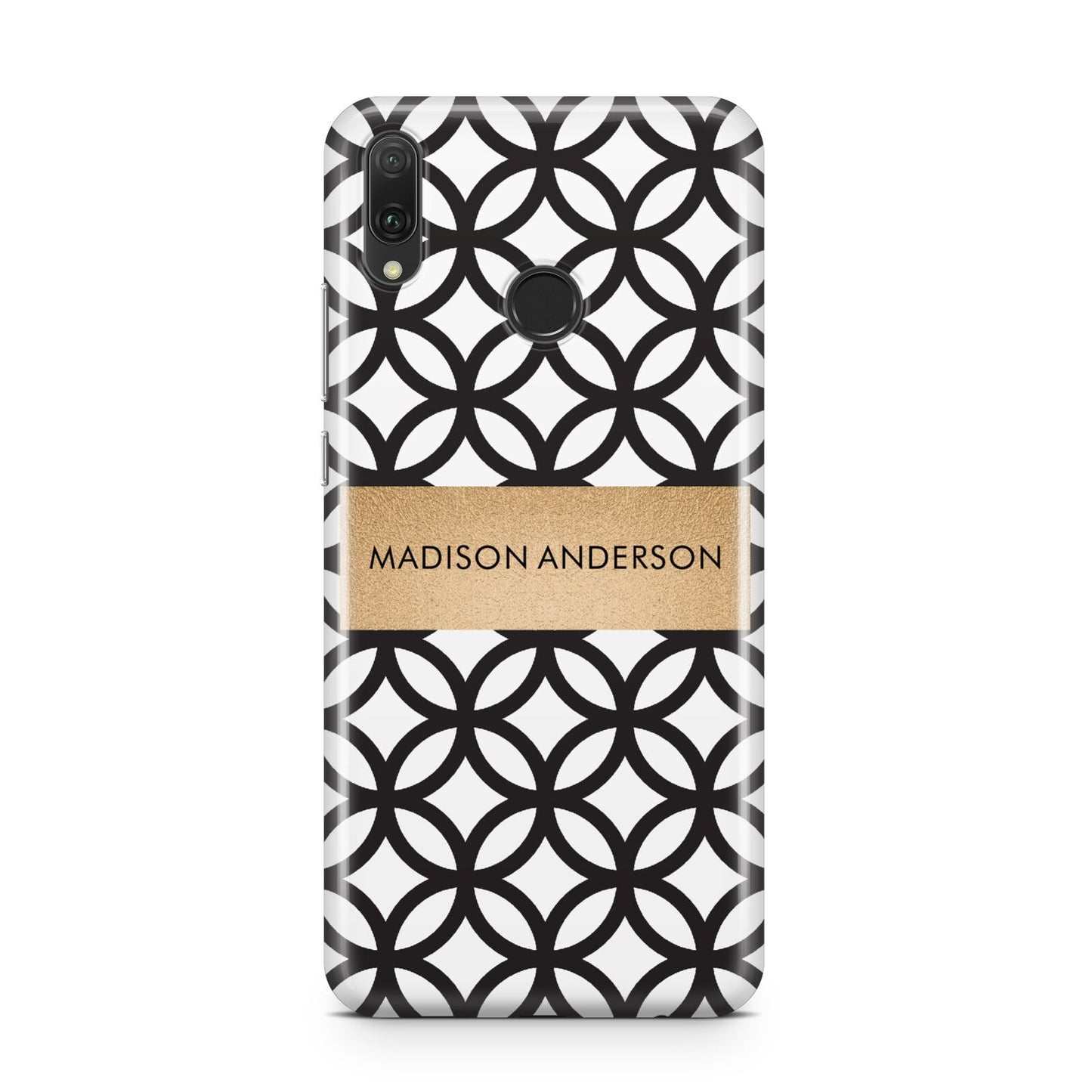 Personalised Geometric Name Or Initials Custom Huawei Y9 2019