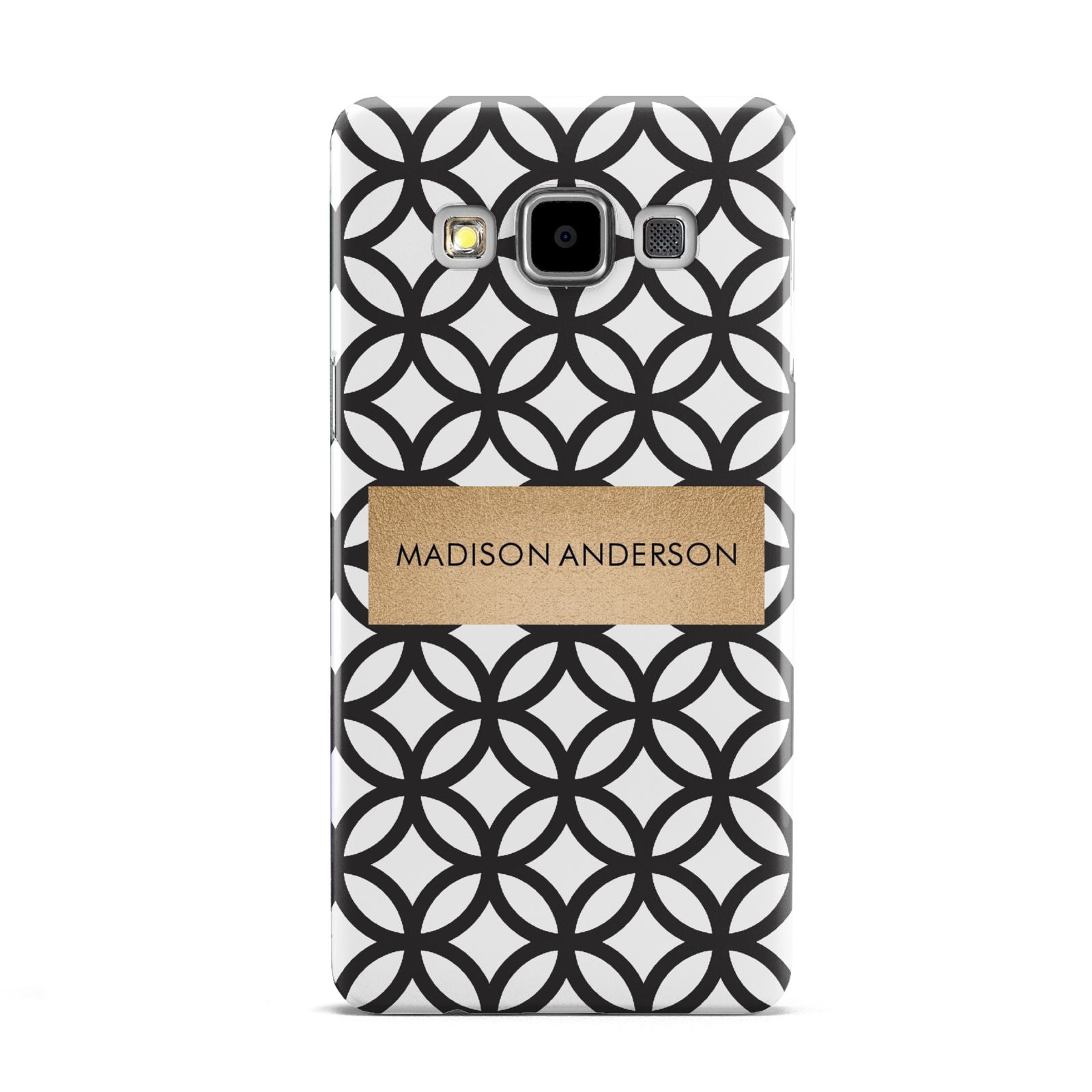 Personalised Geometric Name Or Initials Custom Samsung Galaxy A5 Case