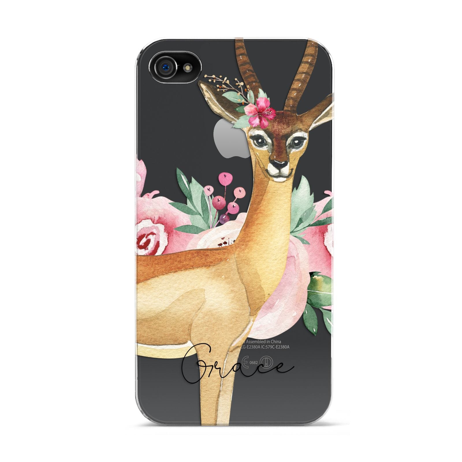 Personalised Gerenuk Apple iPhone 4s Case