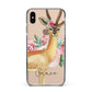 Personalised Gerenuk Apple iPhone Xs Max Impact Case Black Edge on Gold Phone